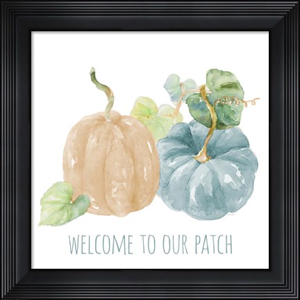 Framed Pumpkin Patch Welcome Print