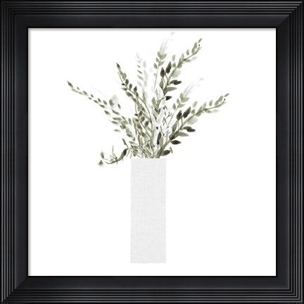 Framed Tall Milky Vase Print