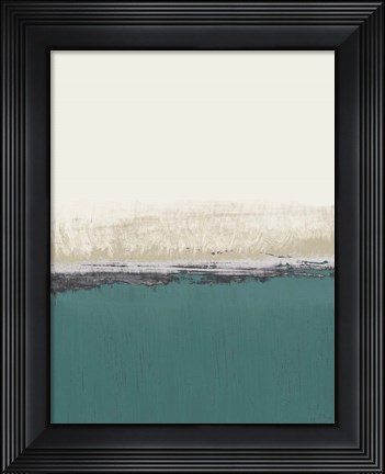 Framed Teal Forever And A Day II Print
