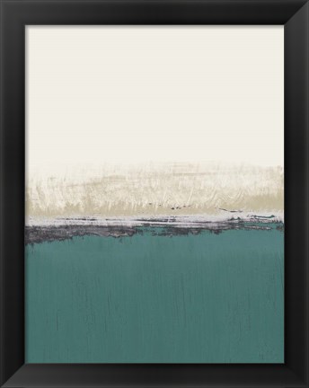 Framed Teal Forever And A Day II Print
