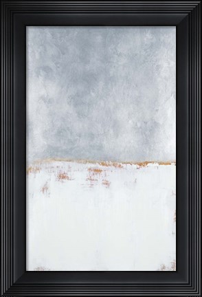 Framed Timeless Silver Perspective Print