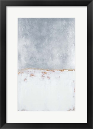 Framed Timeless Silver Perspective Print