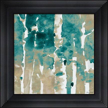 Framed Up To The Teal Northern Skies I Print