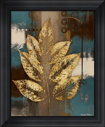Framed Golden Force II Print