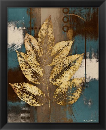 Framed Golden Force II Print