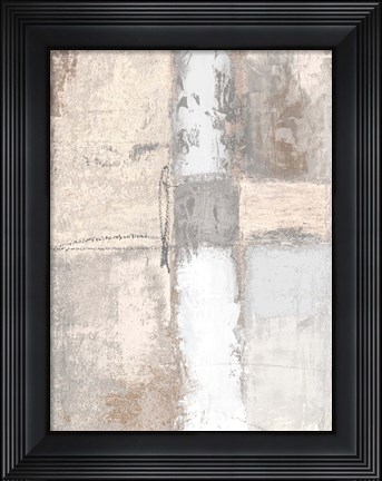 Framed Neutral Autumn Deconstructing I Print