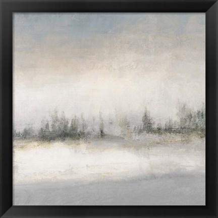 Framed Foggy Winter Day Print