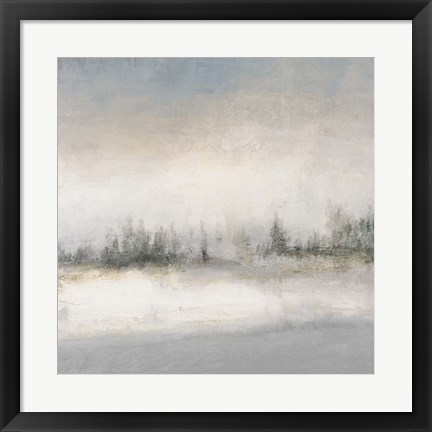 Framed Foggy Winter Day Print