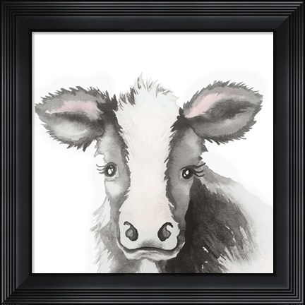 Framed Calf Love Print