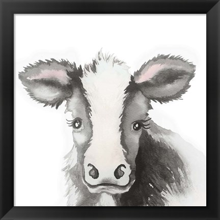 Framed Calf Love Print