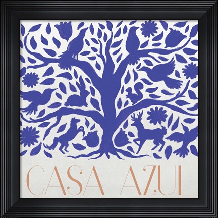 Framed Casa Azul Print