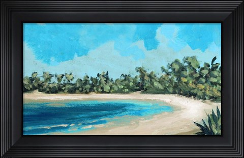 Framed Beach Shore Print