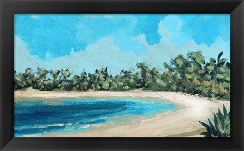 Framed Beach Shore Print