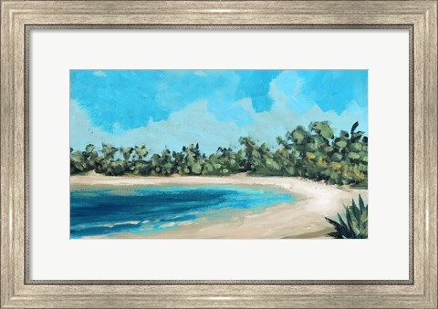 Framed Beach Shore Print