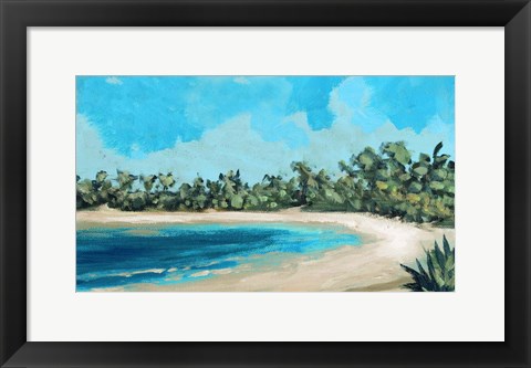 Framed Beach Shore Print