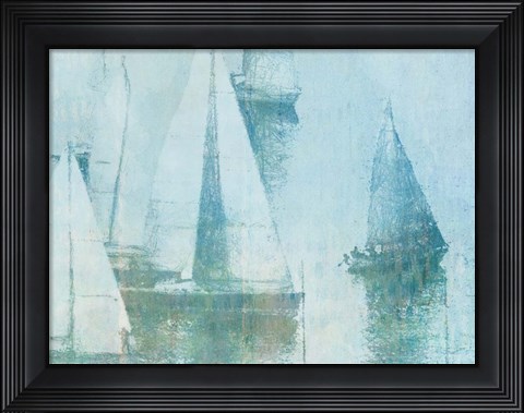 Framed Vintage Sailing II Print