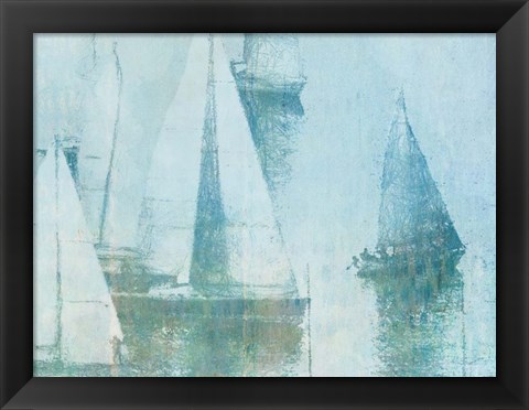 Framed Vintage Sailing II Print