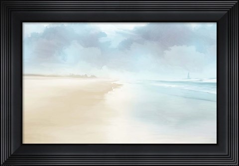 Framed Sails In The Distance Print