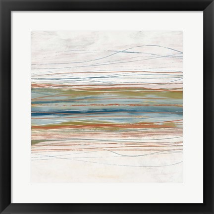 Framed Serene Abstract Print