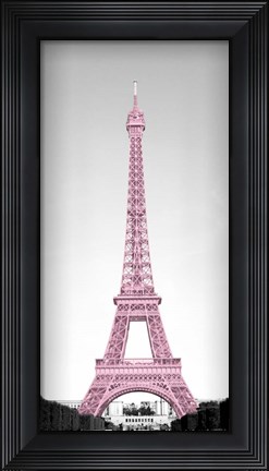 Framed Pretty Paris Blush Print