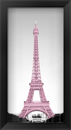 Framed Pretty Paris Blush Print