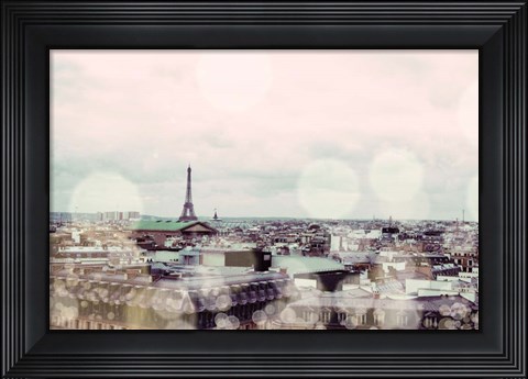 Framed Rooftop Paris Print