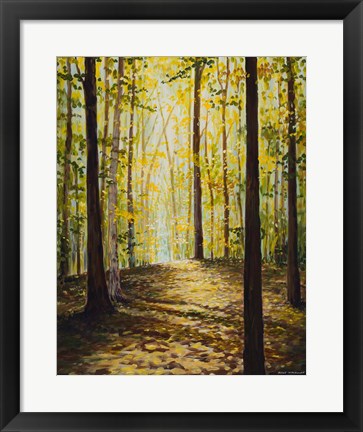 Framed Autumn Forest Print