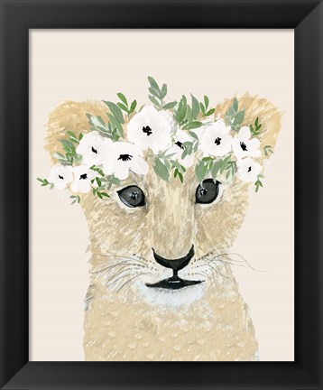 Framed Little Lion Print