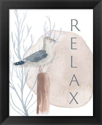 Framed Seabird Relax Print