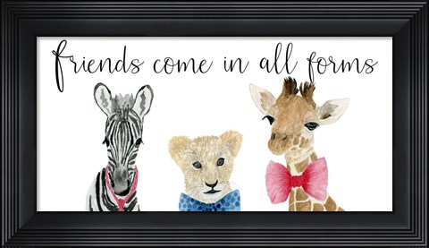 Framed Friends Print