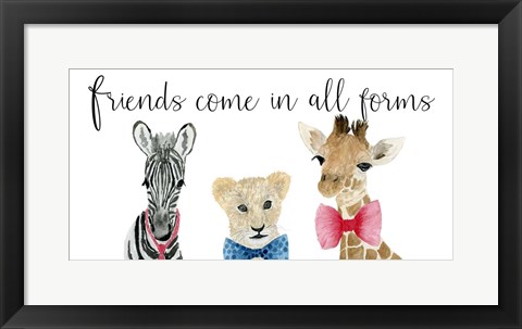 Framed Friends Print