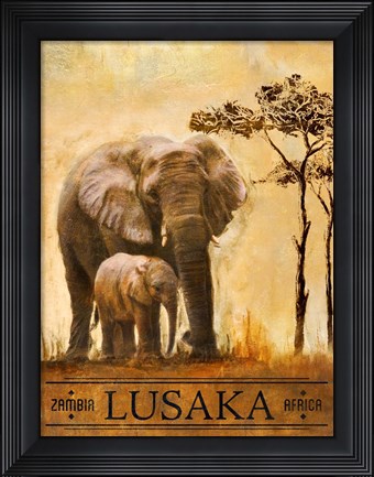 Framed Lusaka Print