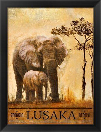 Framed Lusaka Print