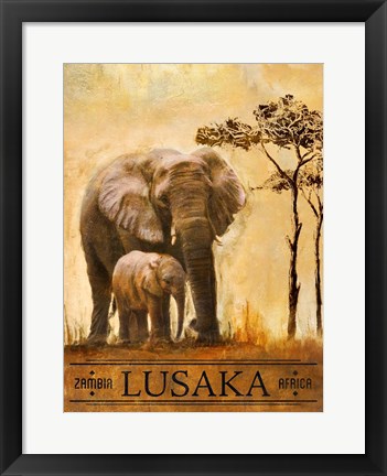 Framed Lusaka Print