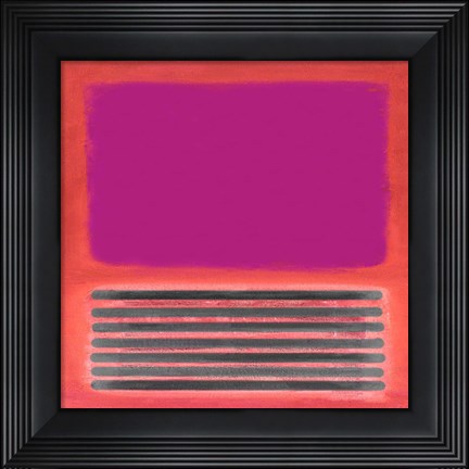 Framed Metamorphosis Squares I Print