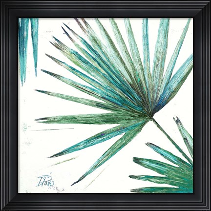 Framed Organic with Blues II Print