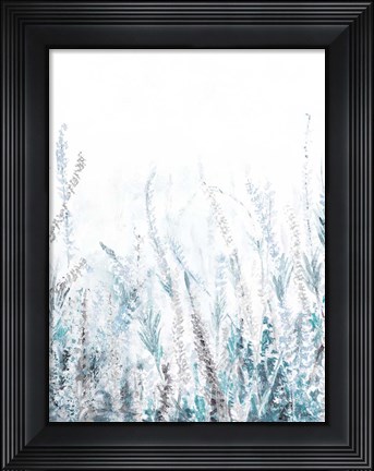 Framed Light Lavender Floral Garden Print