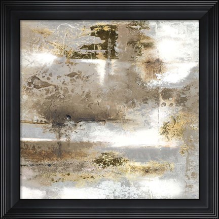 Framed Stormy Contempo Beach Print
