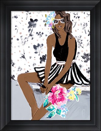 Framed Pop Girl Print