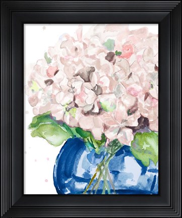 Framed Fresh Hydrangeas Print