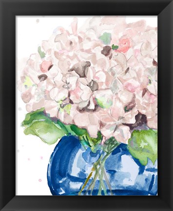 Framed Fresh Hydrangeas Print