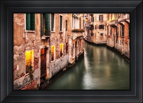 Framed Venice Twilight Print