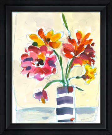 Framed Blooming At Home Print