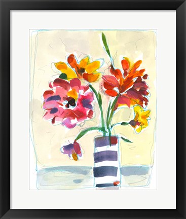 Framed Blooming At Home Print