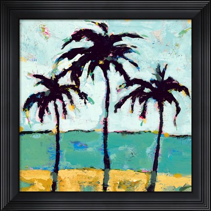 Framed Tres Palmas Print