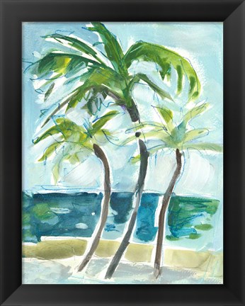 Framed Swaying Palms Print