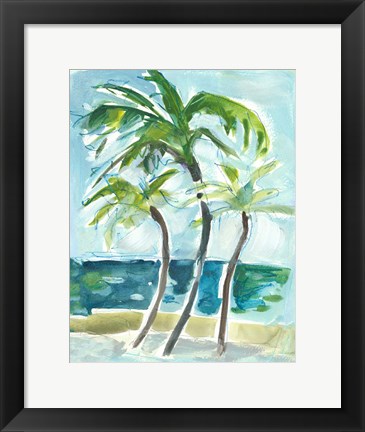 Framed Swaying Palms Print