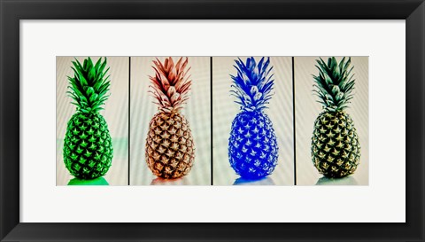 Framed Pineapples Print