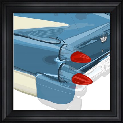 Framed Vintage Car Shot II Print