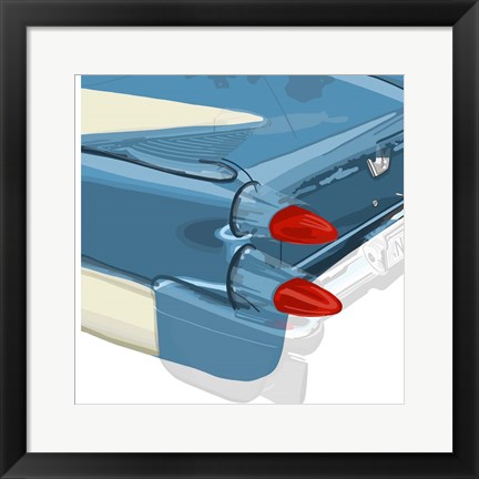 Framed Vintage Car Shot II Print